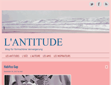 Tablet Screenshot of antitude.org